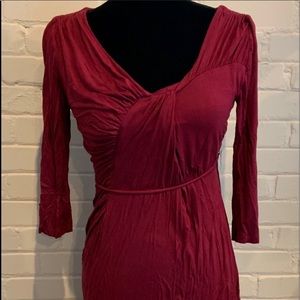 Women’s S Motherhood maroon dress knee length